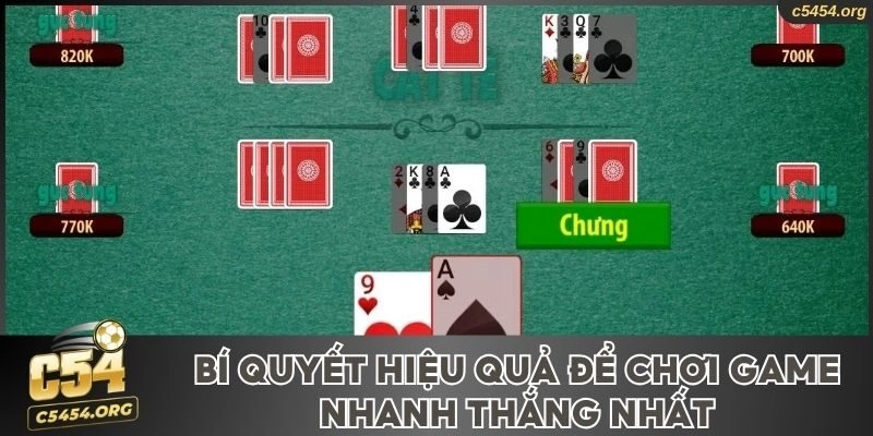 Bí quyết hiệu quả để chơi game nhanh thắng nhất
