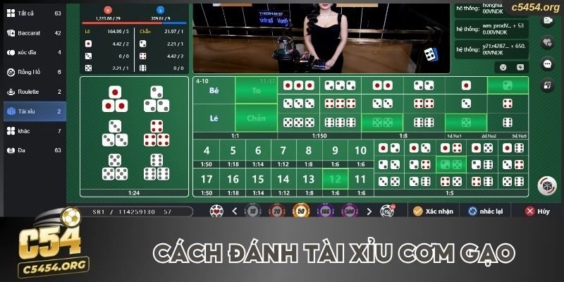Cách đánh Tài xỉu cơm gạo