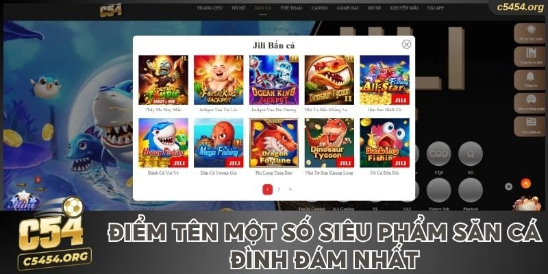 Những siêu phẩm săn cá đổi thưởng không thể bỏ lỡ 